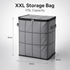 XXL Foldable Storage Bag with Reinforced Handles